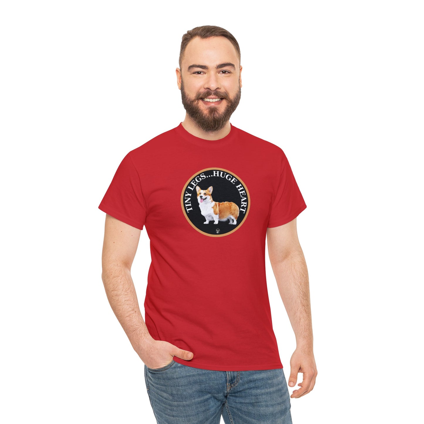 Tiny Legs...Huge Heart - Unisex Heavy Cotton Tee