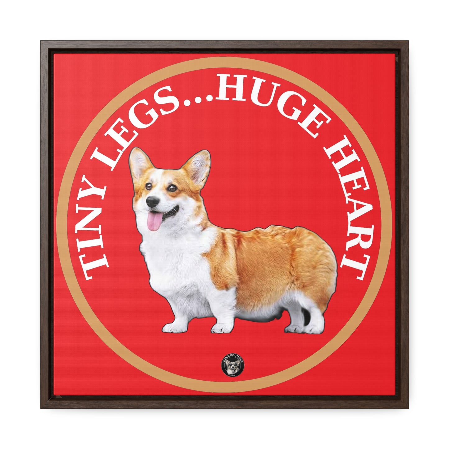 Tiny Legs...Huge Heart - Framed on Canvas