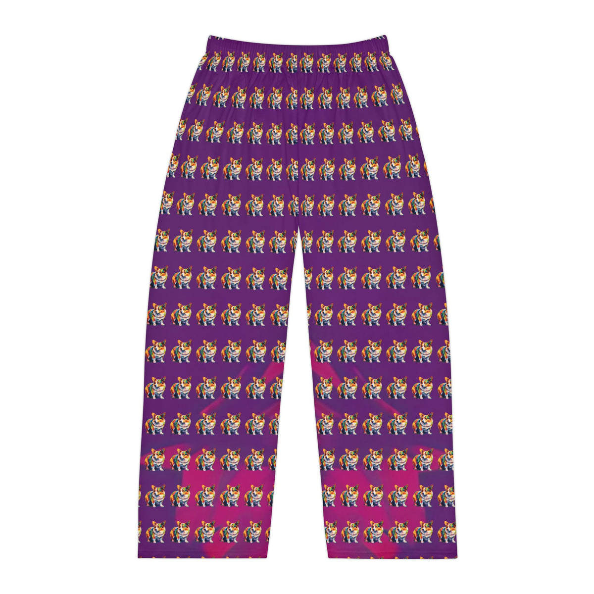 Scouter Corgi Watercolor Repeater Pattern Men's Pajama Pants