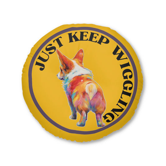 Just Keep Wiggling - Floor Pillow