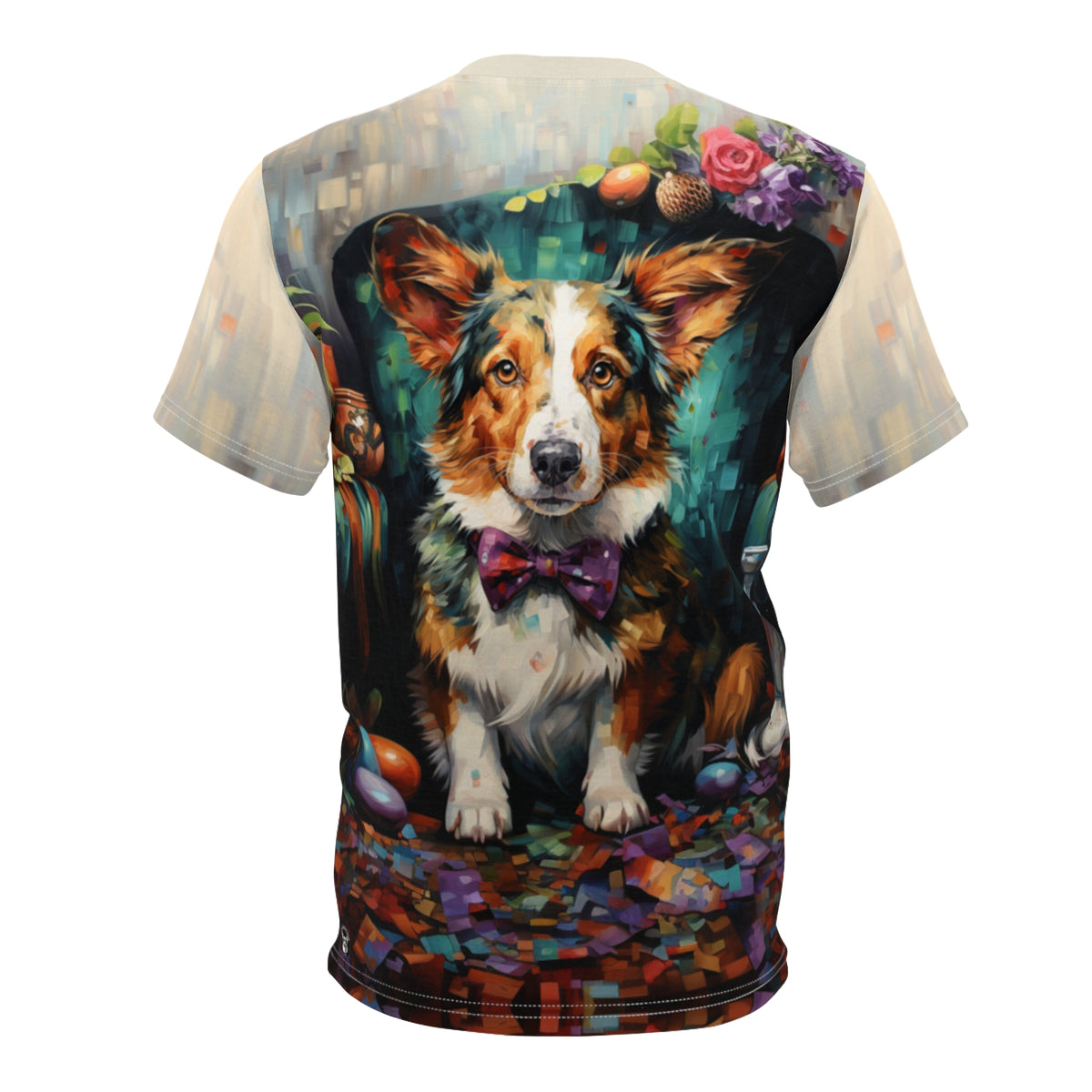The Formality of Frivolity Unisex Bold Designer Tee — Dapper Dude on Alabaster Mosaic