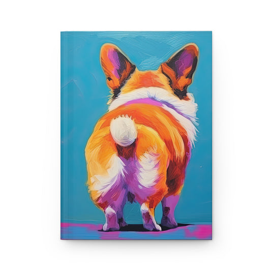 Corgi Butt - Hardcover Journal