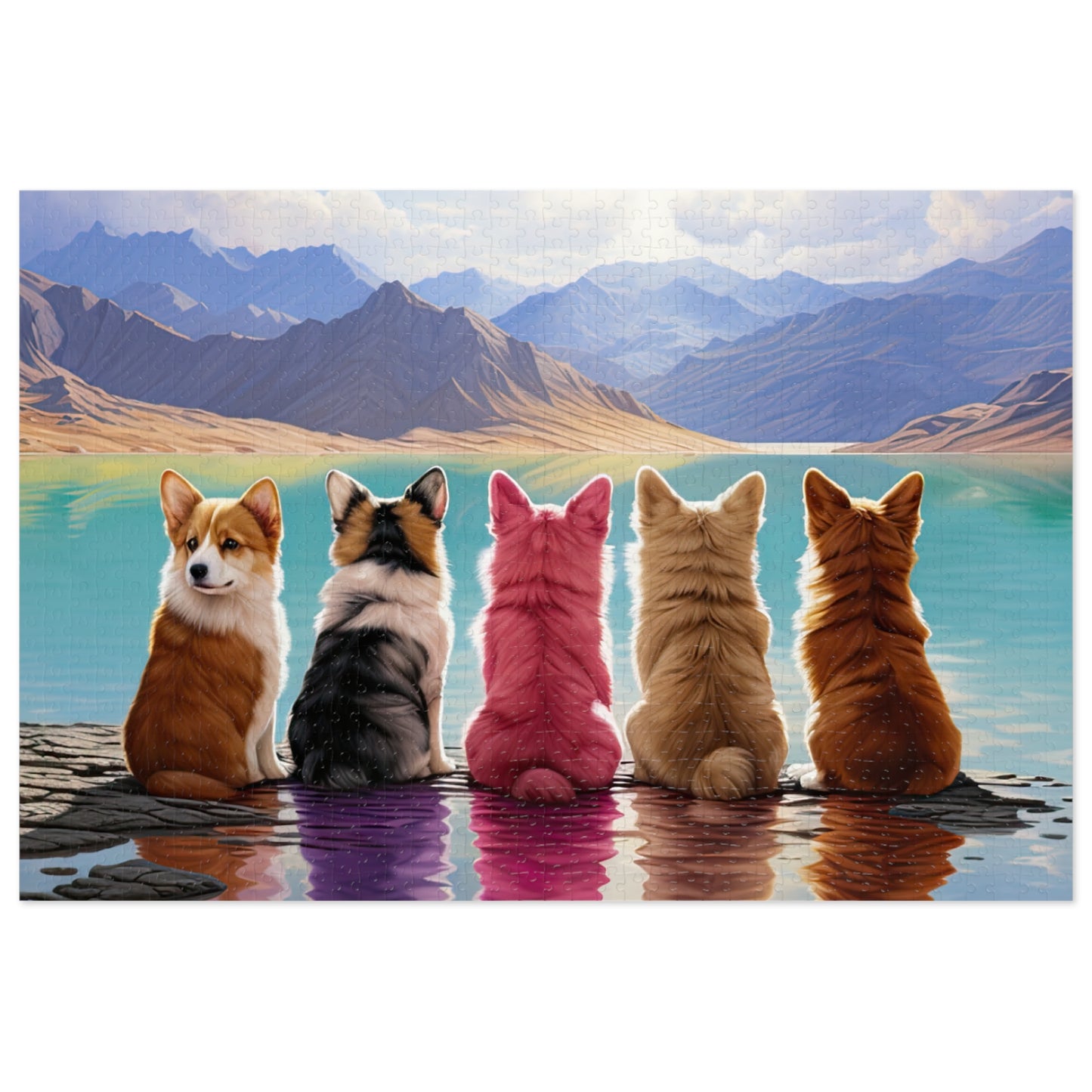 Corgi Lake - Jigsaw Puzzle