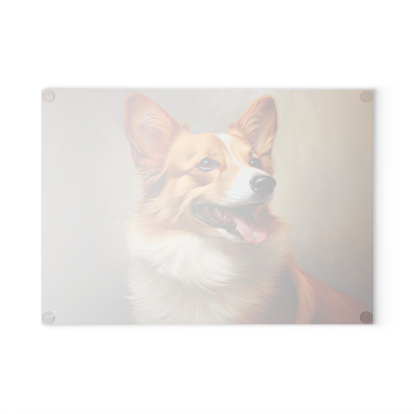 Pembroke Portrait - Glass Cutting Board