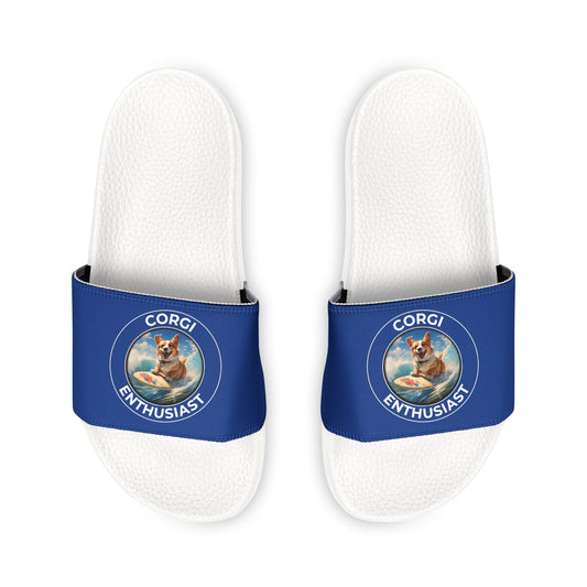 Corgi Enthusiast - Men's Slide Sandals