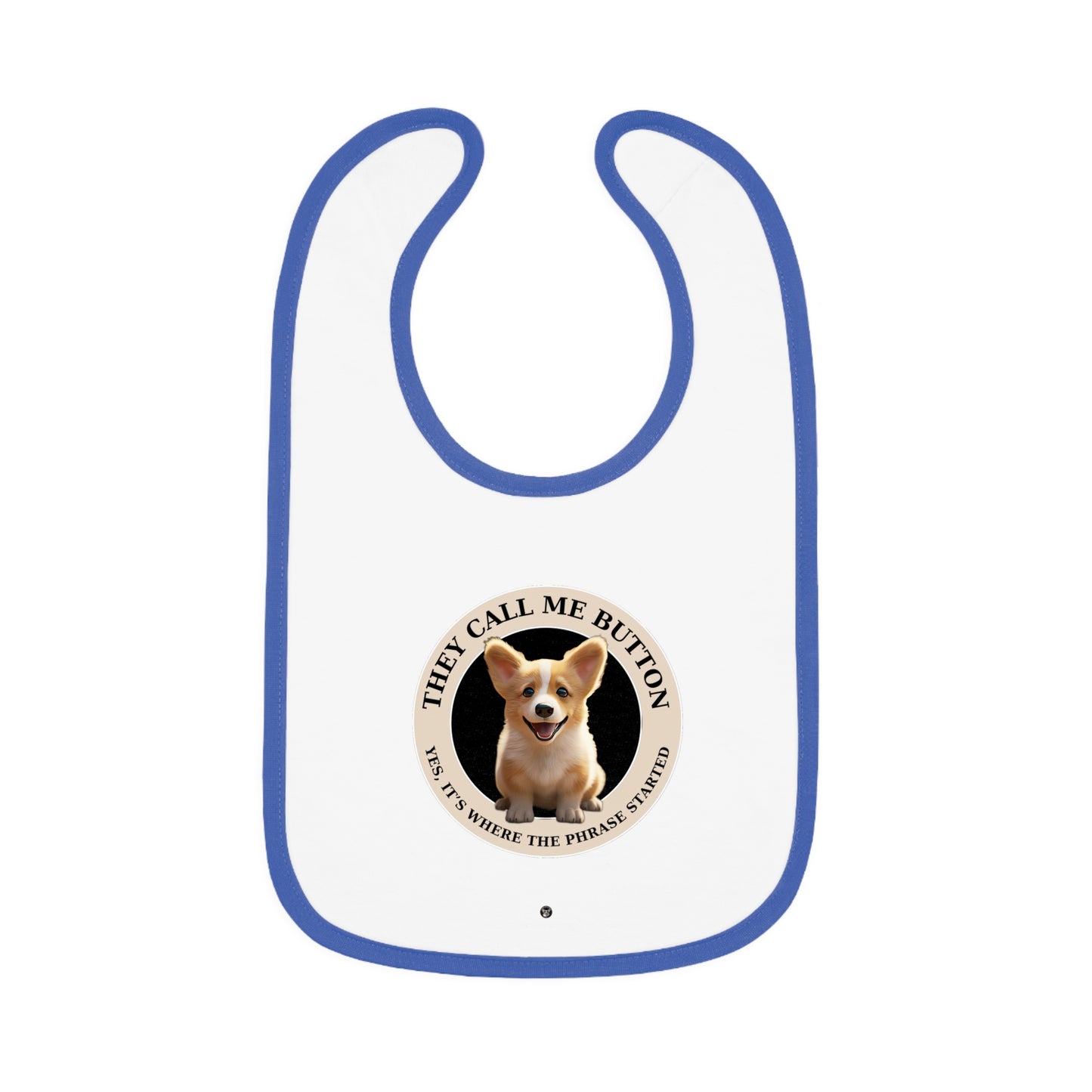 Cute as a Button - Baby Bib