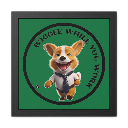 Wiggle While You Work - Framed Print