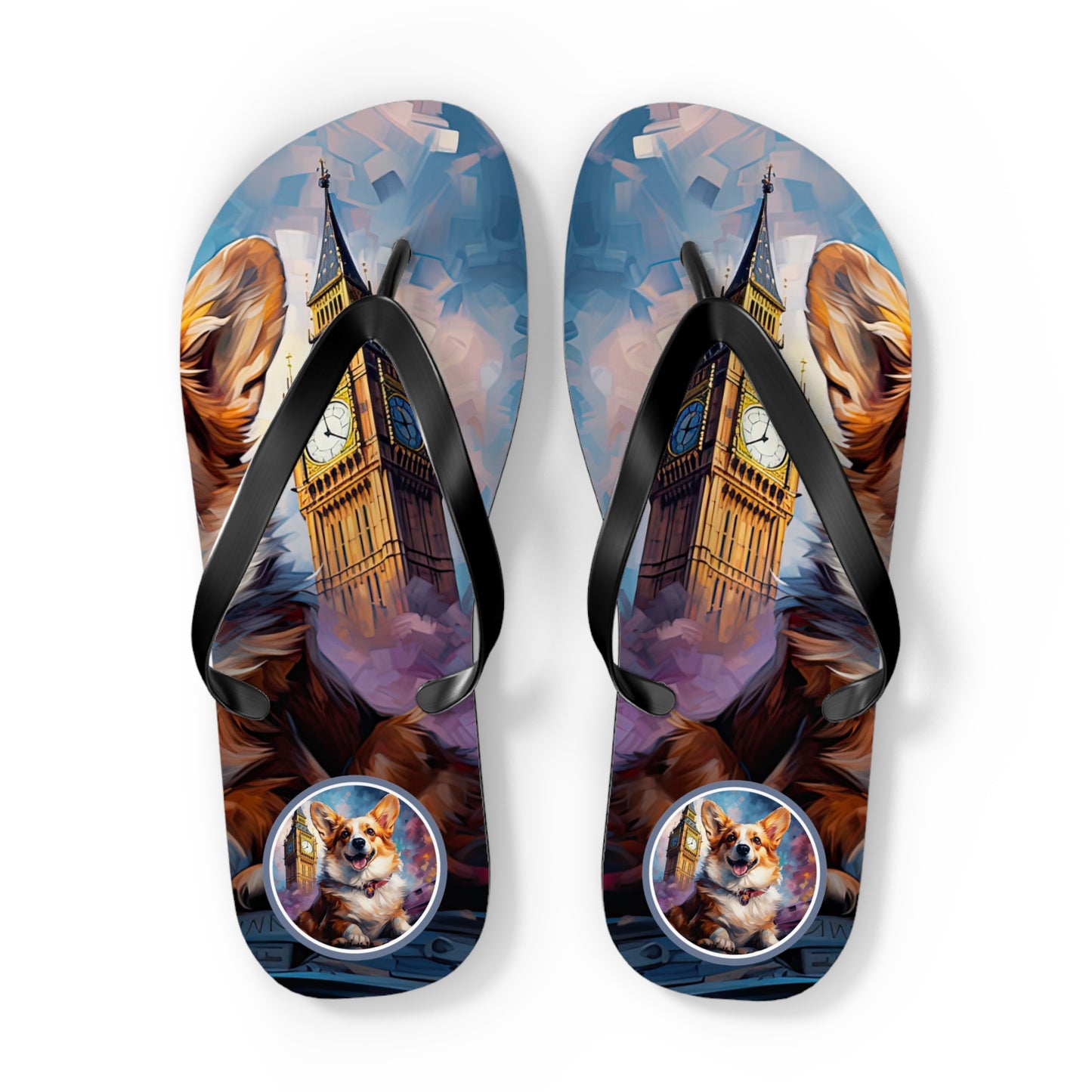 Corgi & Ben Flip-Flops