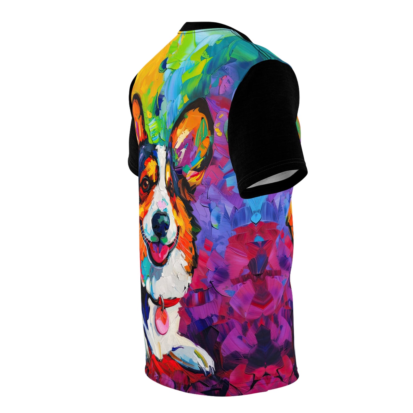 T-shirt imprimé Corgi audacieux