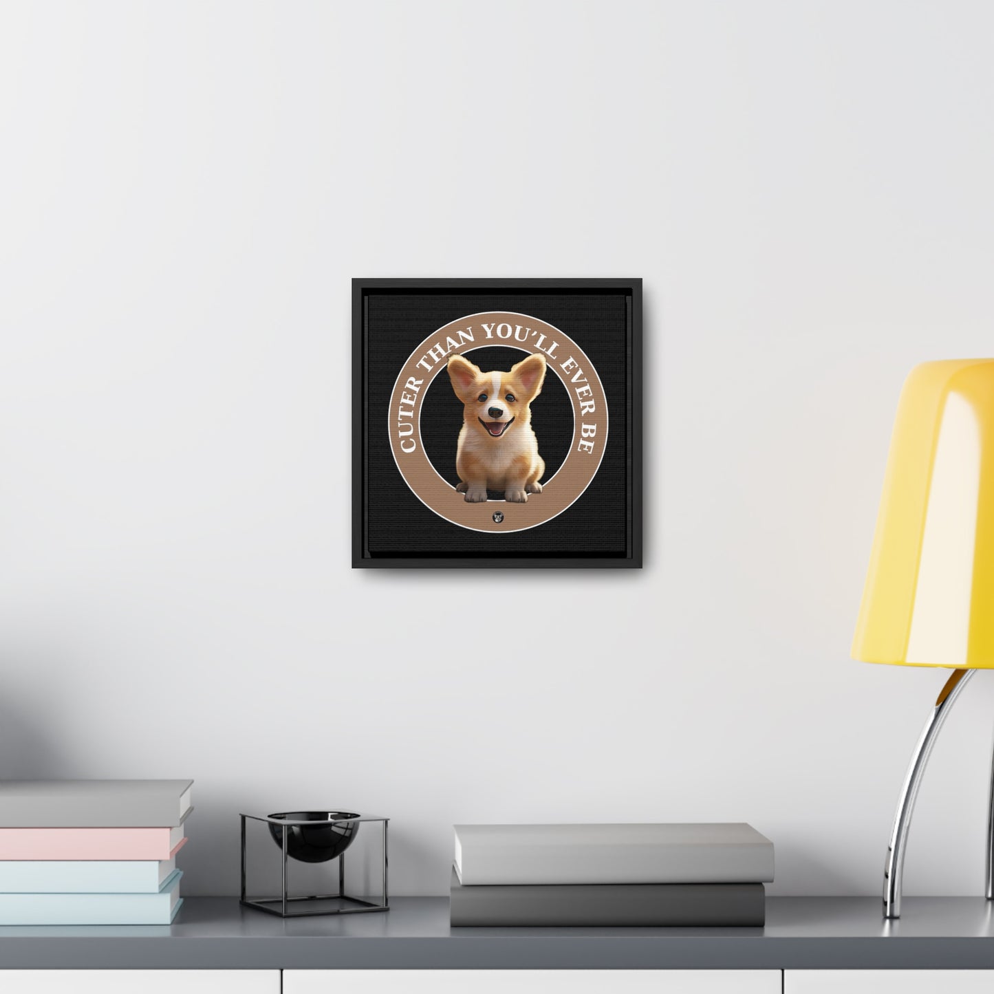 Cuter Than You - Framed on Canvas