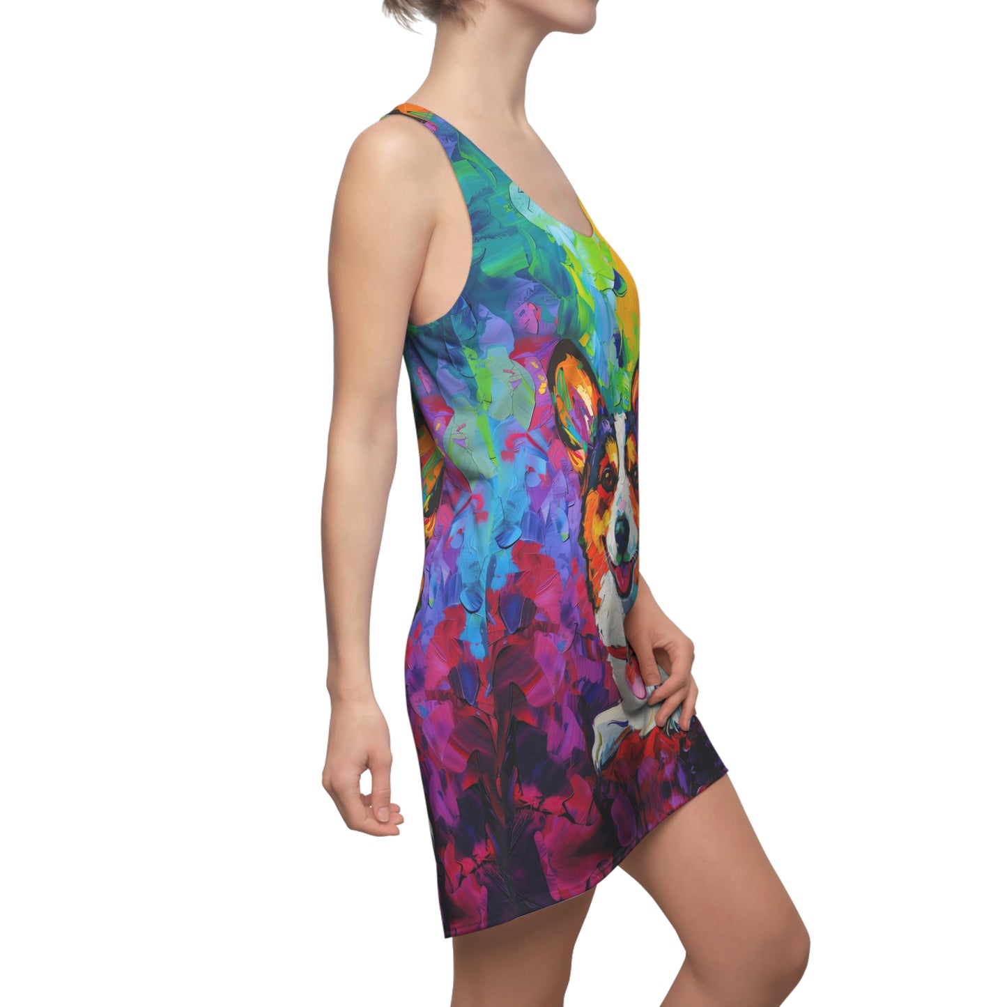 Colorful Cardigan Racerback