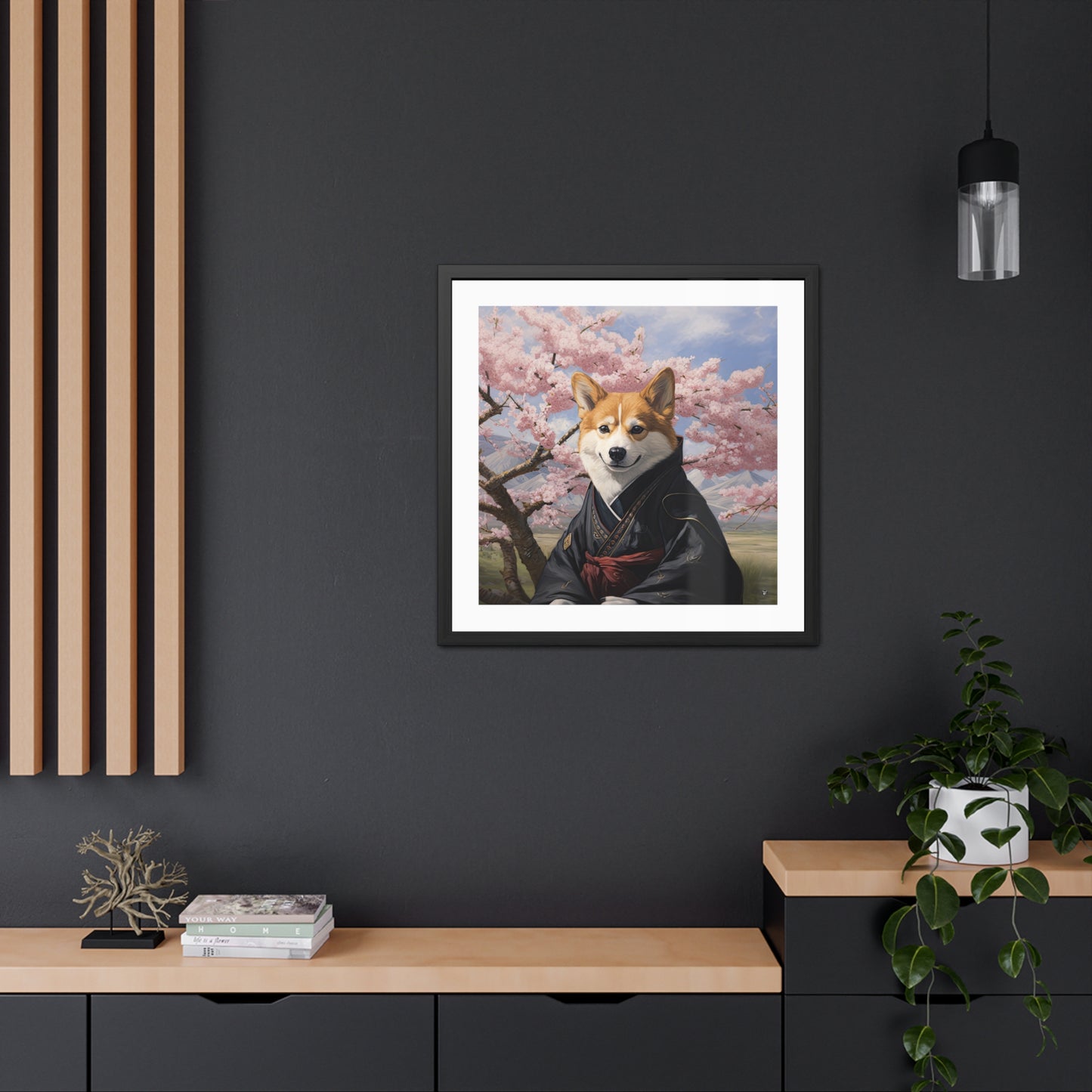 Zendog - Framed Print