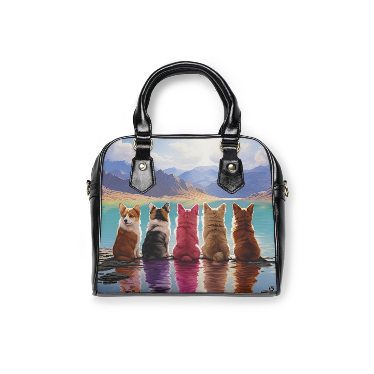 Corgi Lake - Handbag w/Removable Shoulder Strap