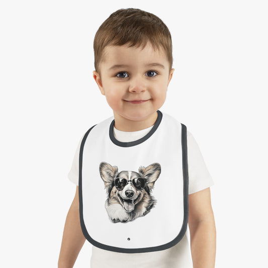 Corgi Cool - Baby Bib