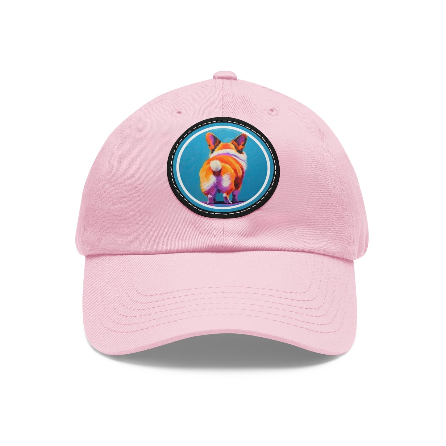 Corgi Butt - Cap with Leather Patch
