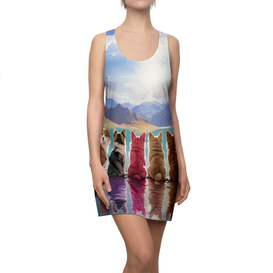 Corgi Lake - Racerback Dress