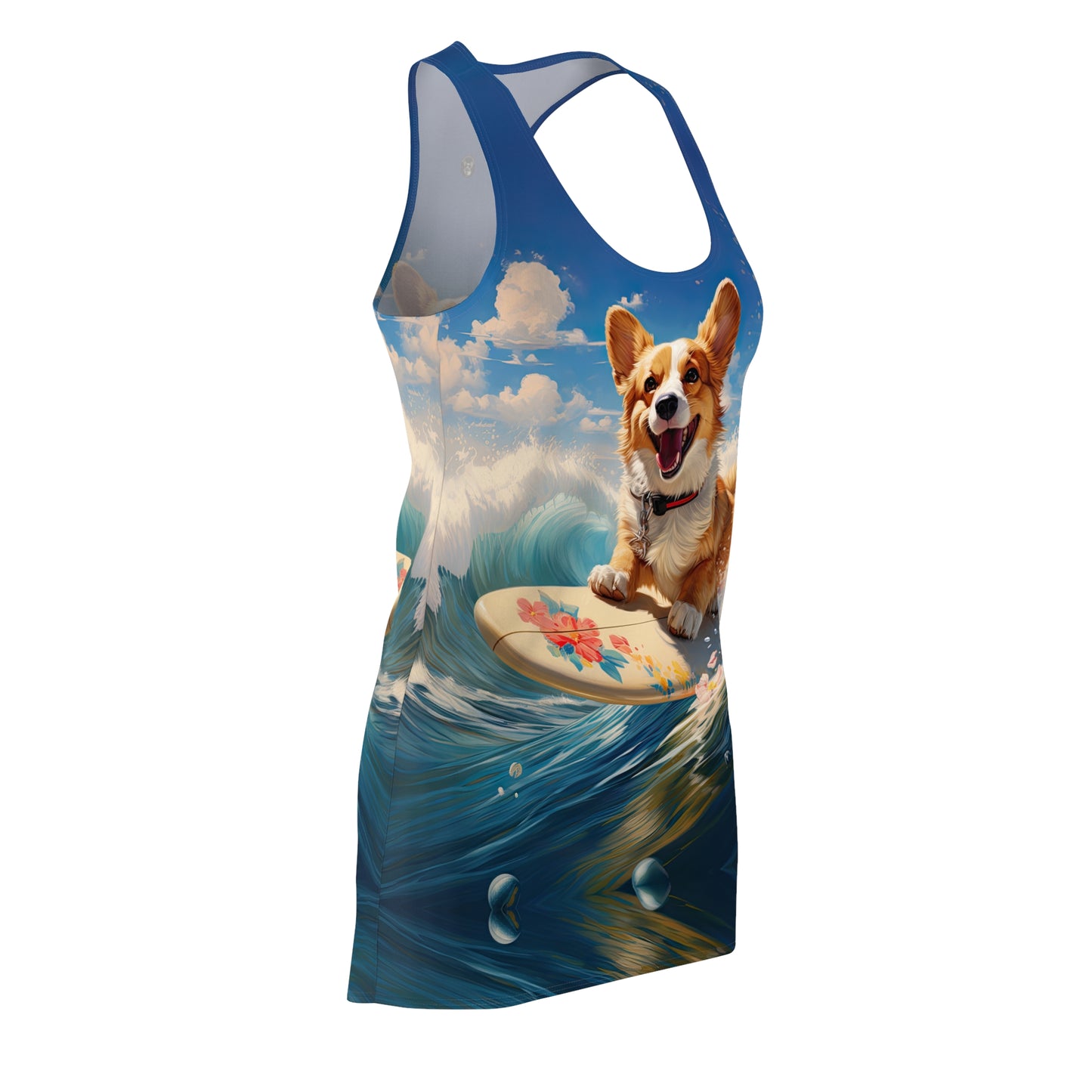 Cowabunga Corgi - Racerback Dress
