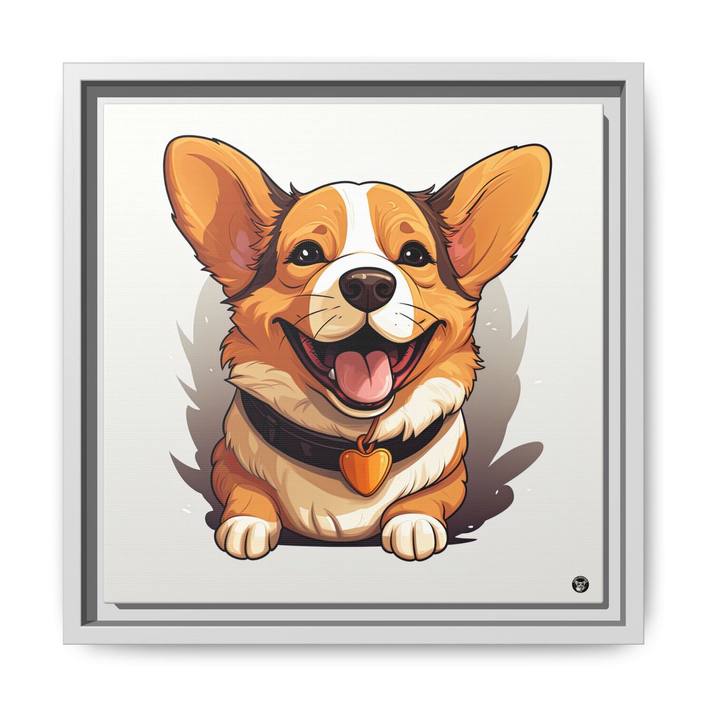 Puppy Love on Canvas