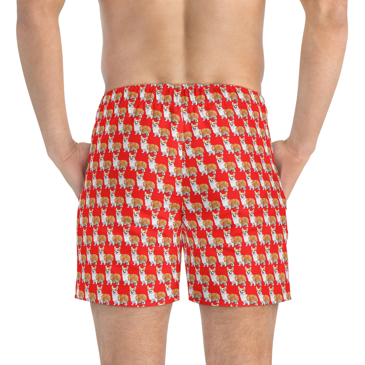 Best In Show Swim Trunks - Red Corgi Swimsuit