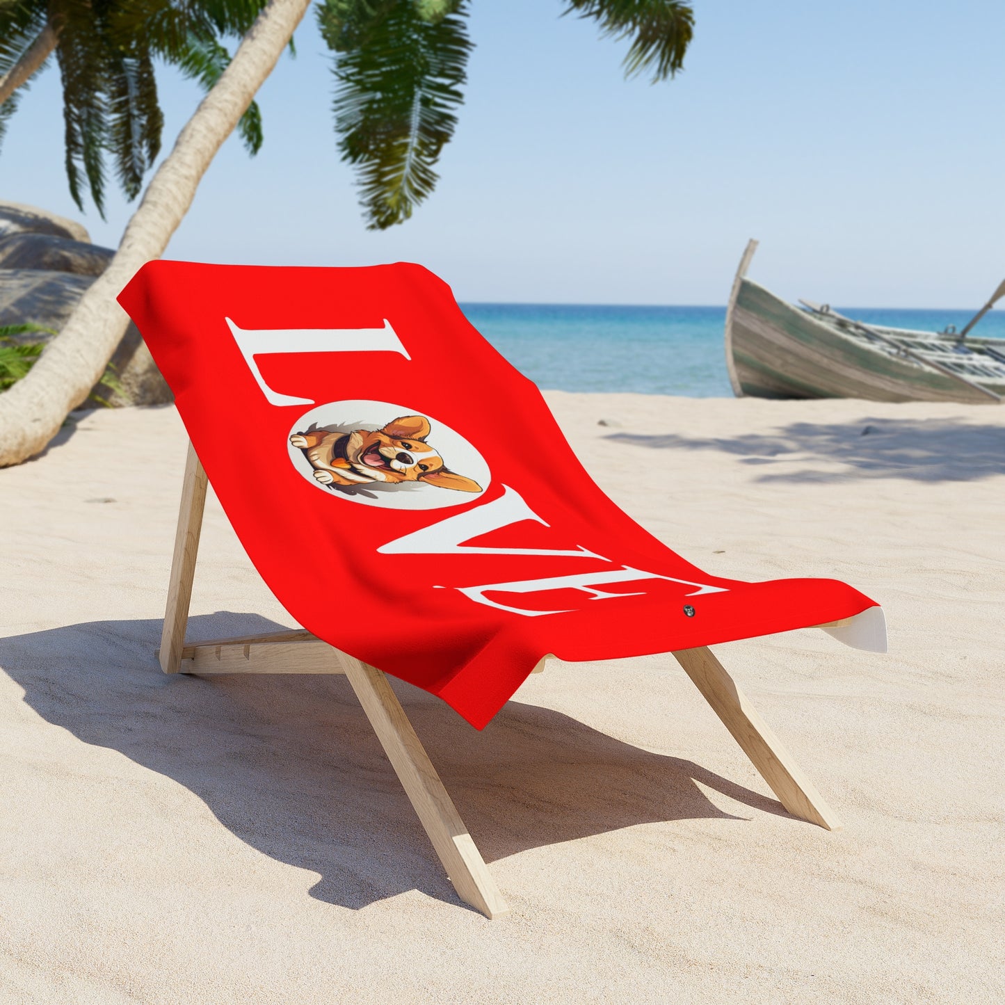 Love More Beach Towel