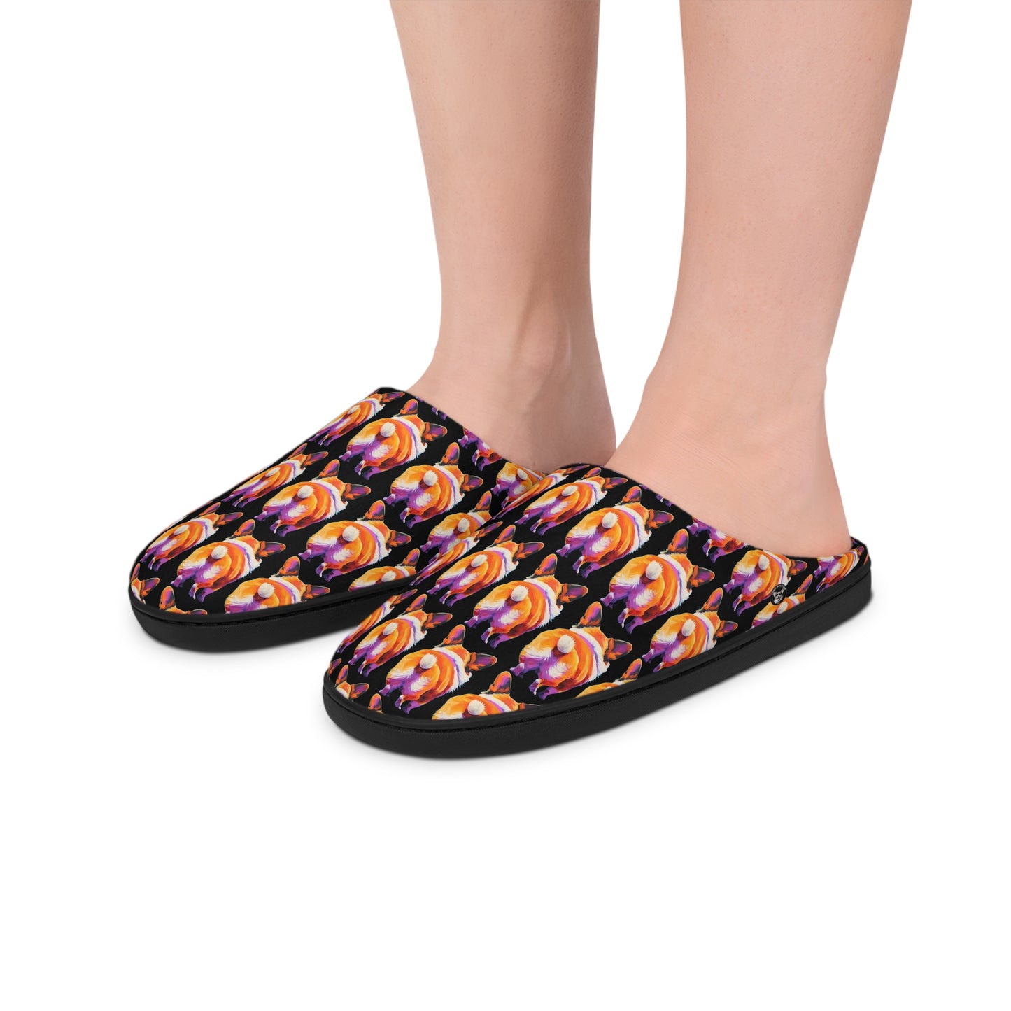 Corgi Butt Mosaic - Women's Slippers