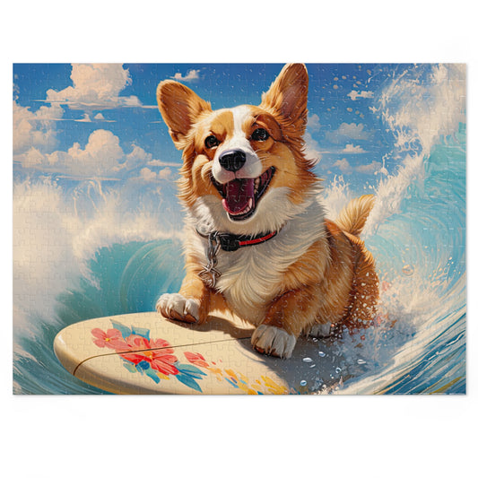 Cowabunga Corgi - Jigsaw Puzzle