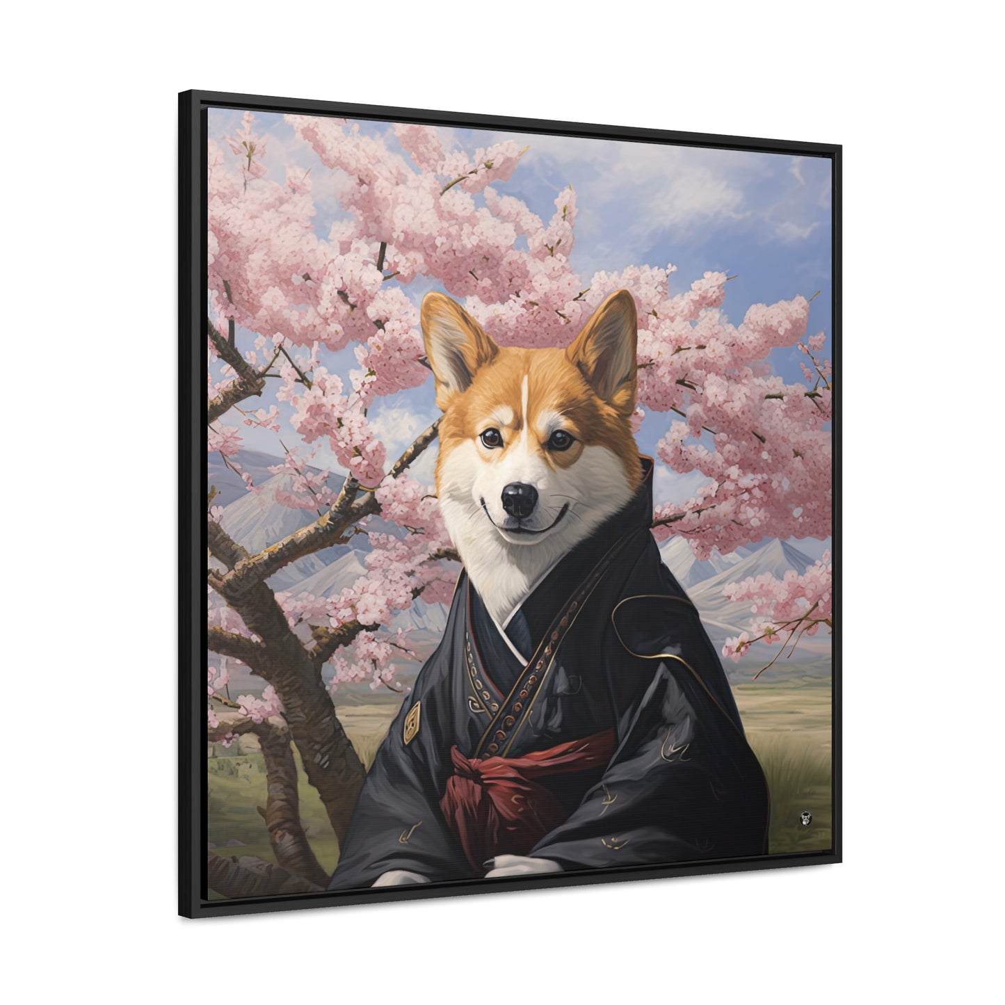 Zendog - Framed on Canvas