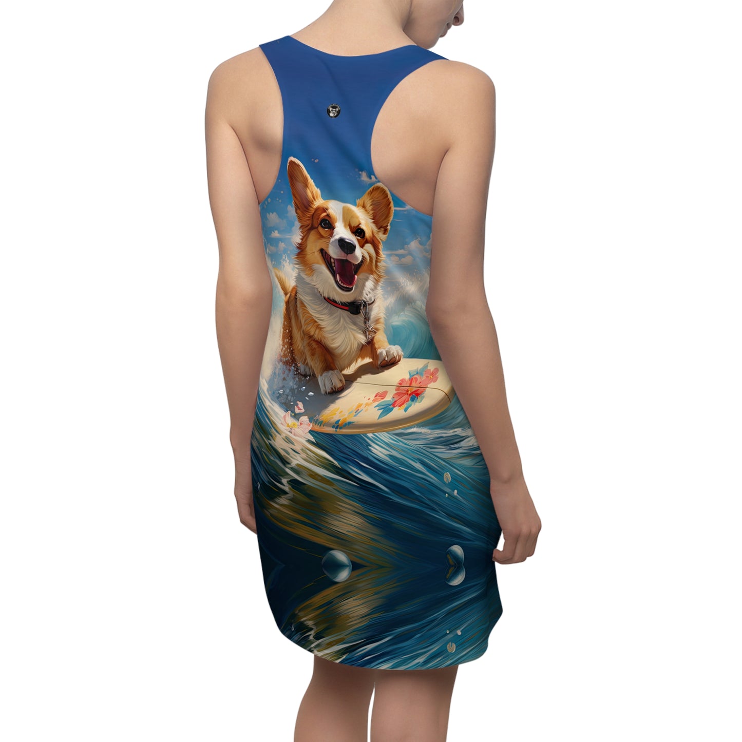 Cowabunga Corgi - Racerback Dress