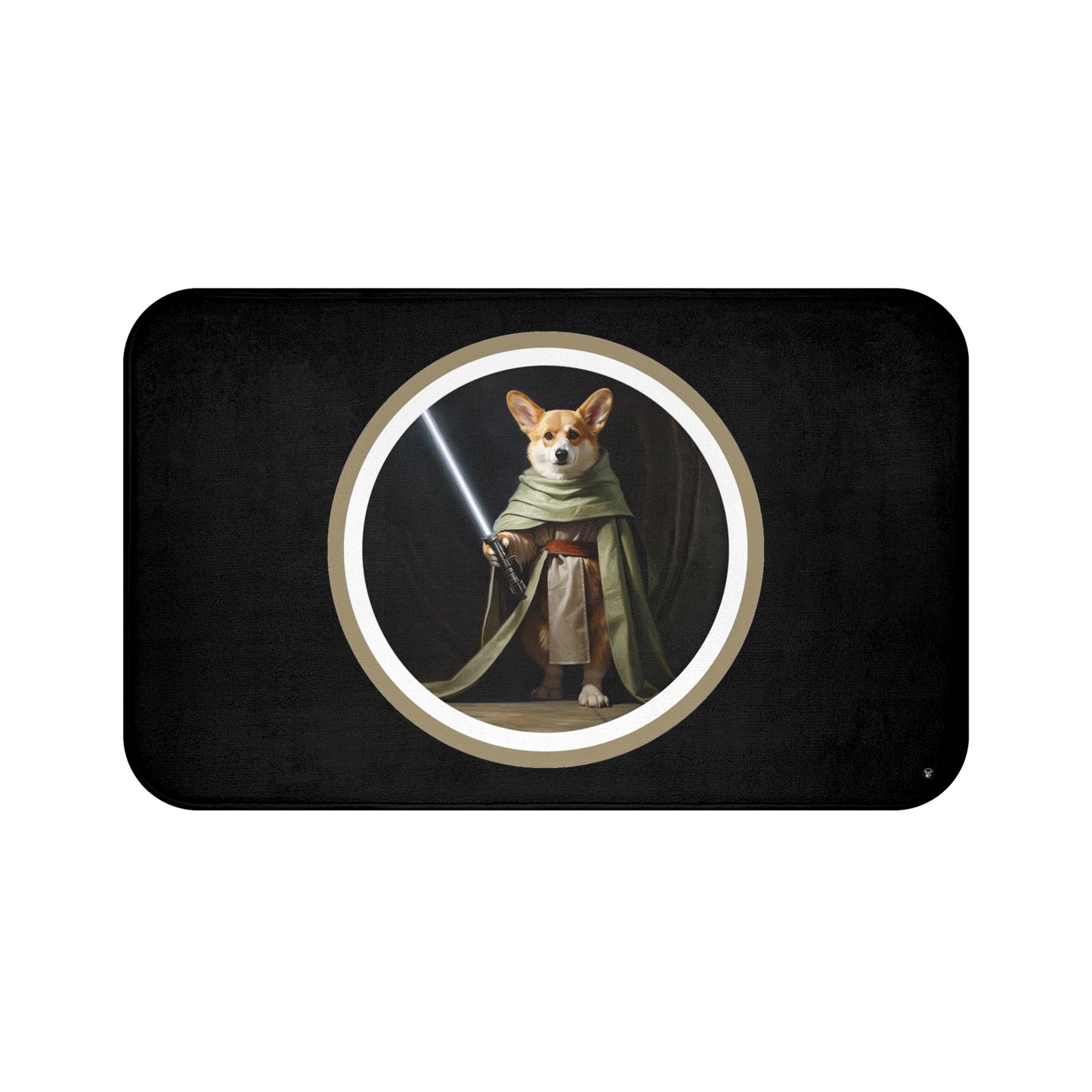 Jedi Corgi - Bath Mat