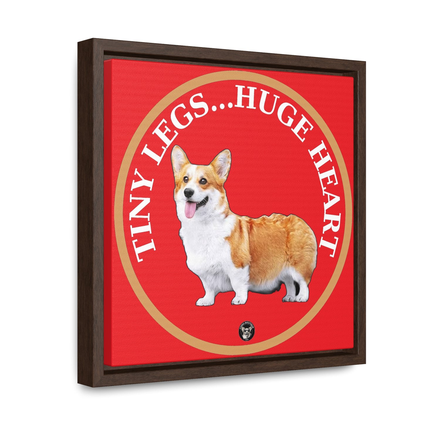 Tiny Legs...Huge Heart - Framed on Canvas