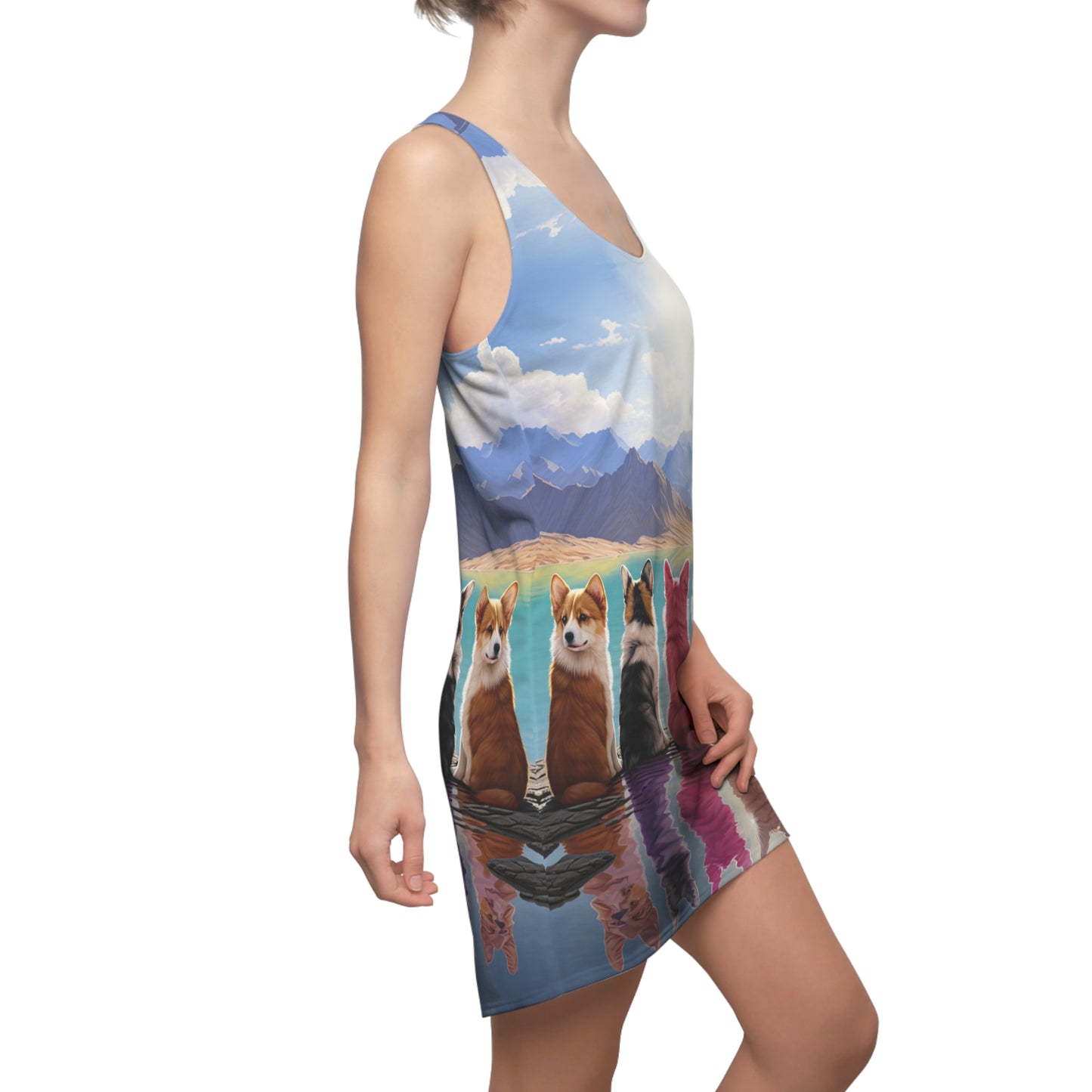 Corgi Lake - Racerback Dress