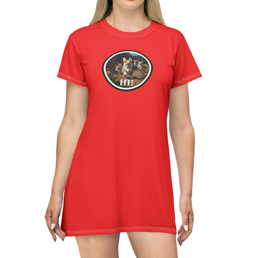 Hi! - T-Shirt Dress