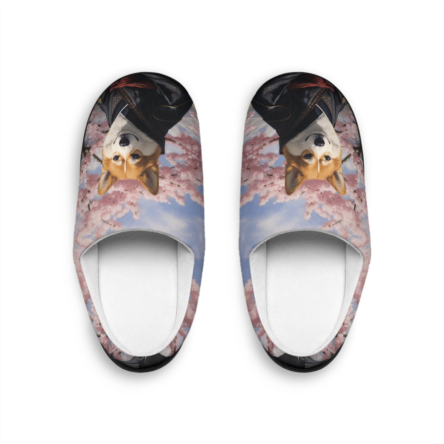 Ninja Corgi Men's Slippers