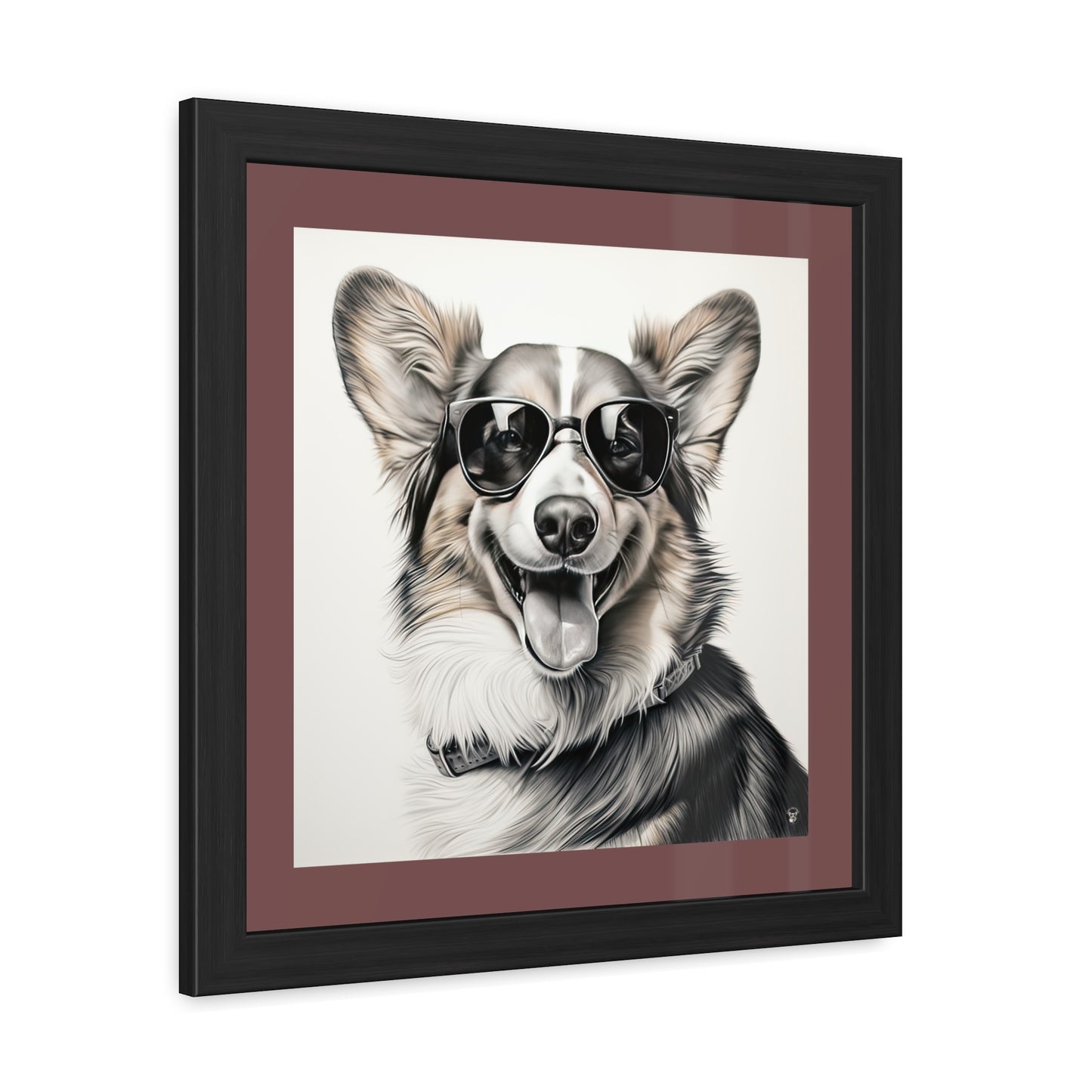 Impression encadrée Corgi Cool