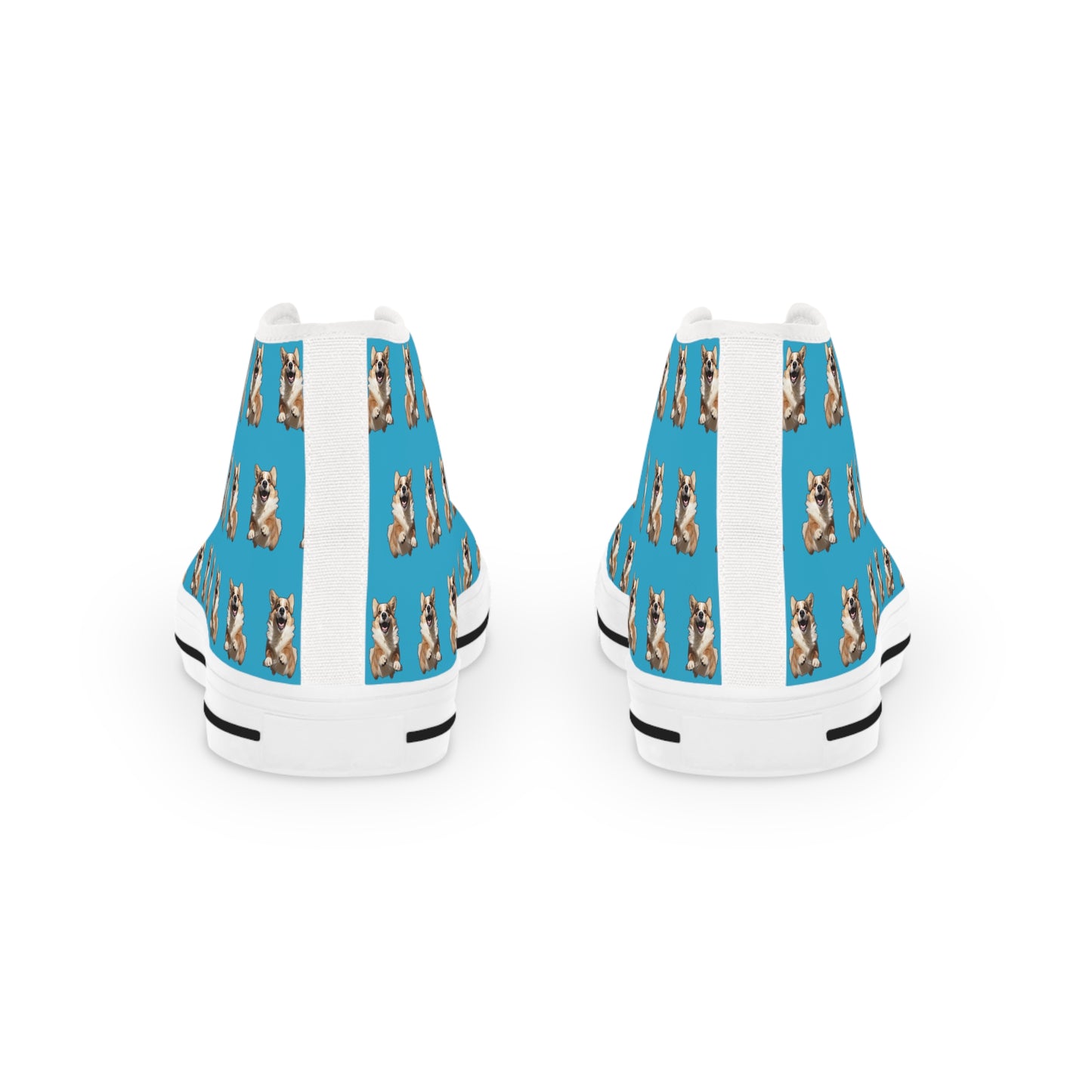 Super Corgi Mosaic - Men's High Top Sneakers