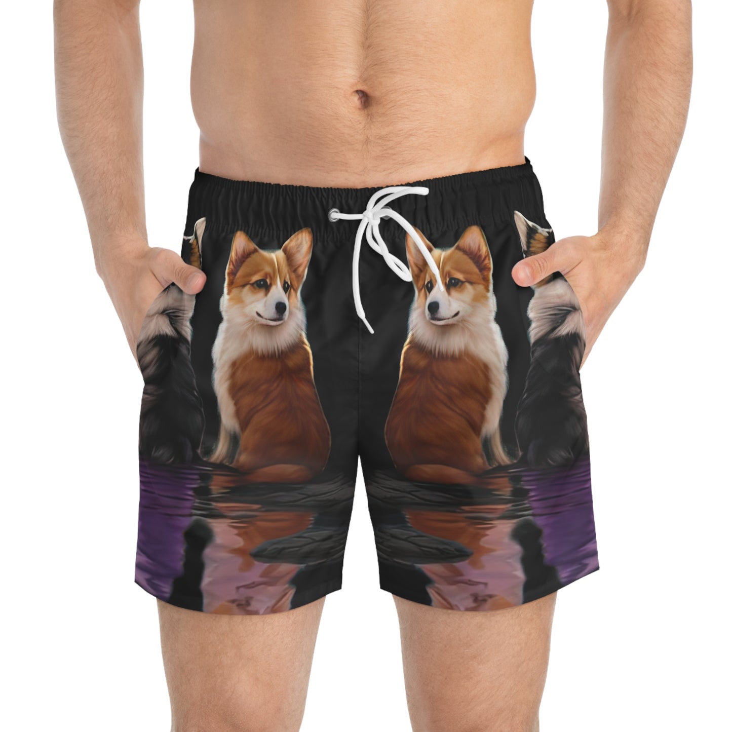 Corgi Lake - Swim Trunks