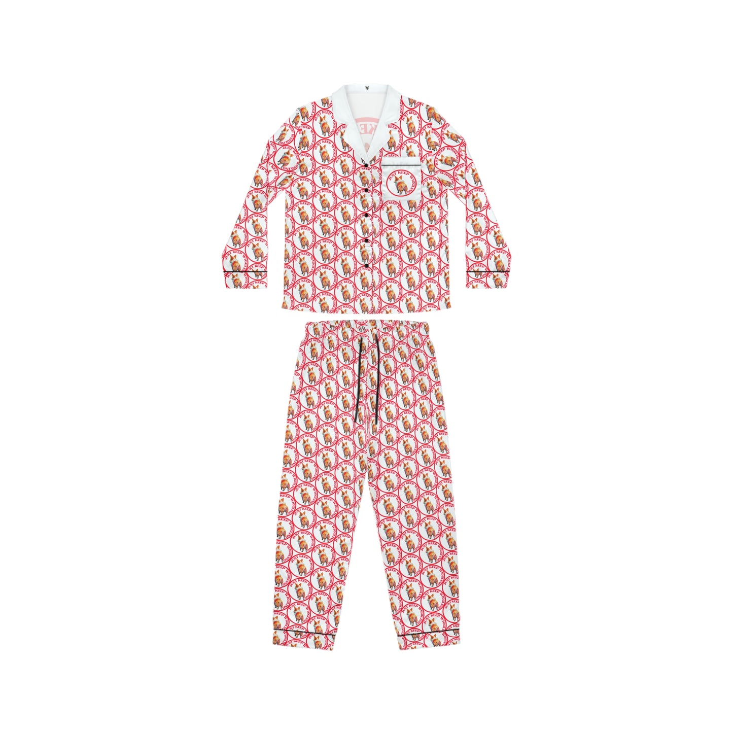 Just Keep Wiggling Silky Pajamas