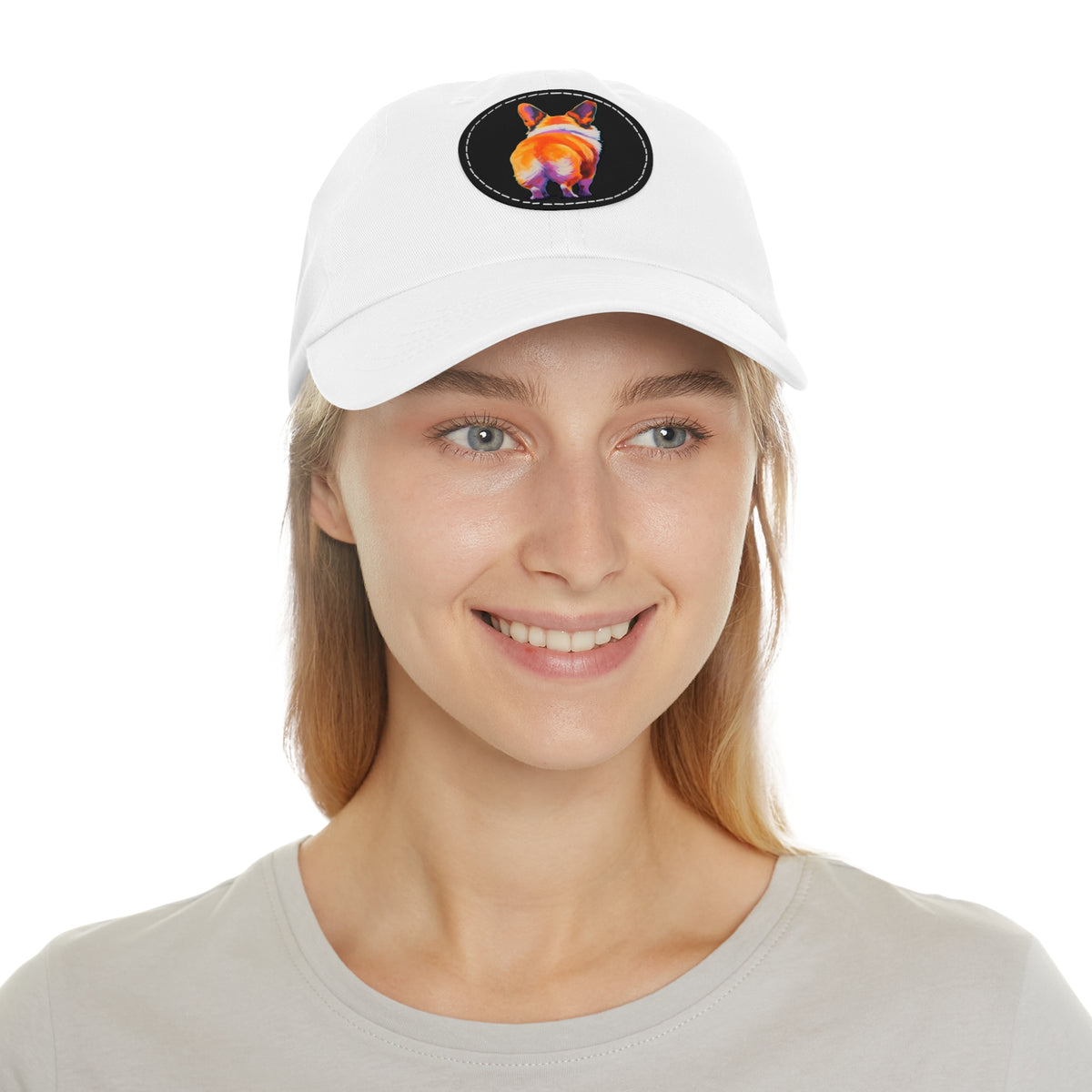 Corgi Butt Artistic Portrait Baseball Cap