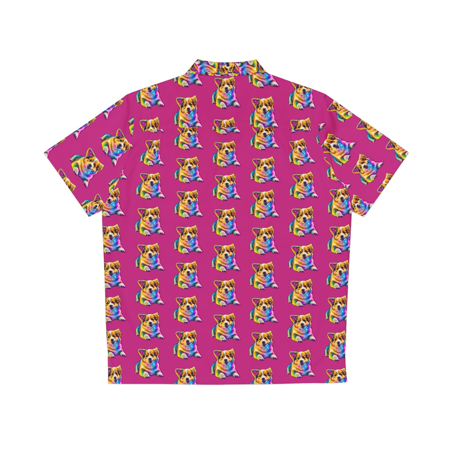 Pink Puppy Hawaiian Shirt
