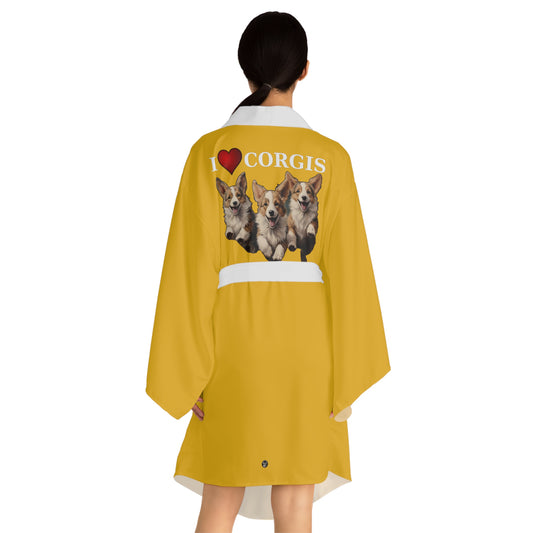 I Heart Corgis - Kimono Robe
