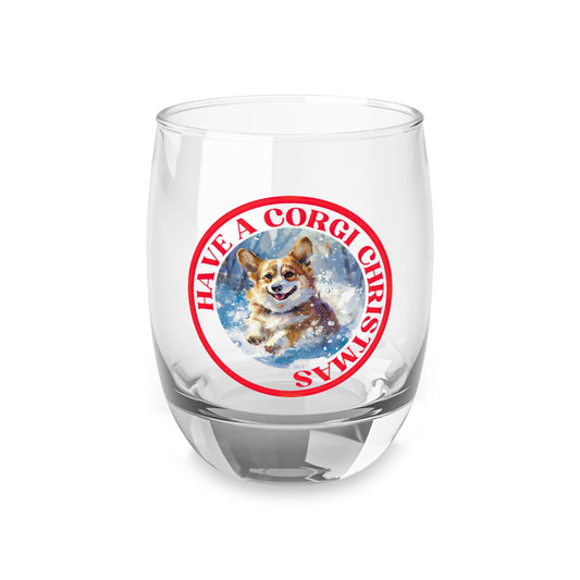 Corgi Christmas - Whiskey/Juice Glass