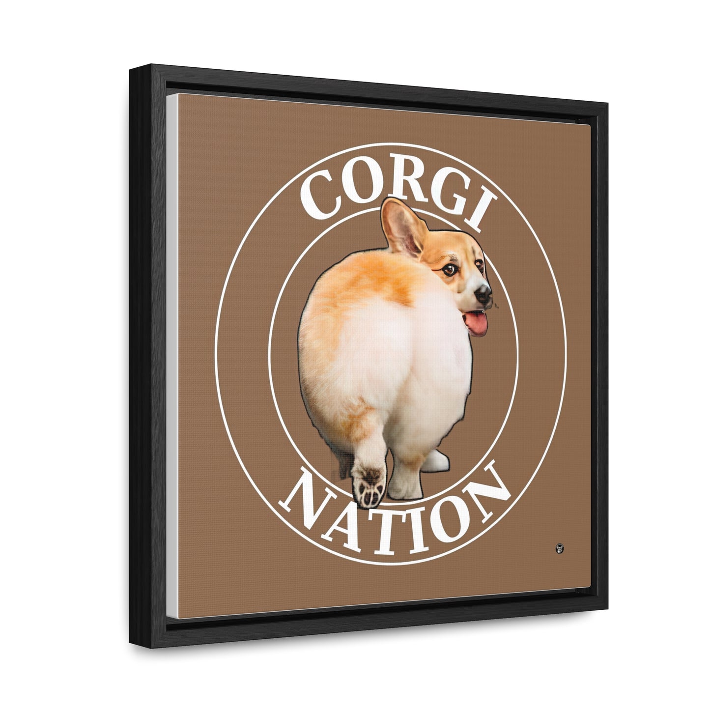 Corgi Nation - Framed on Canvas