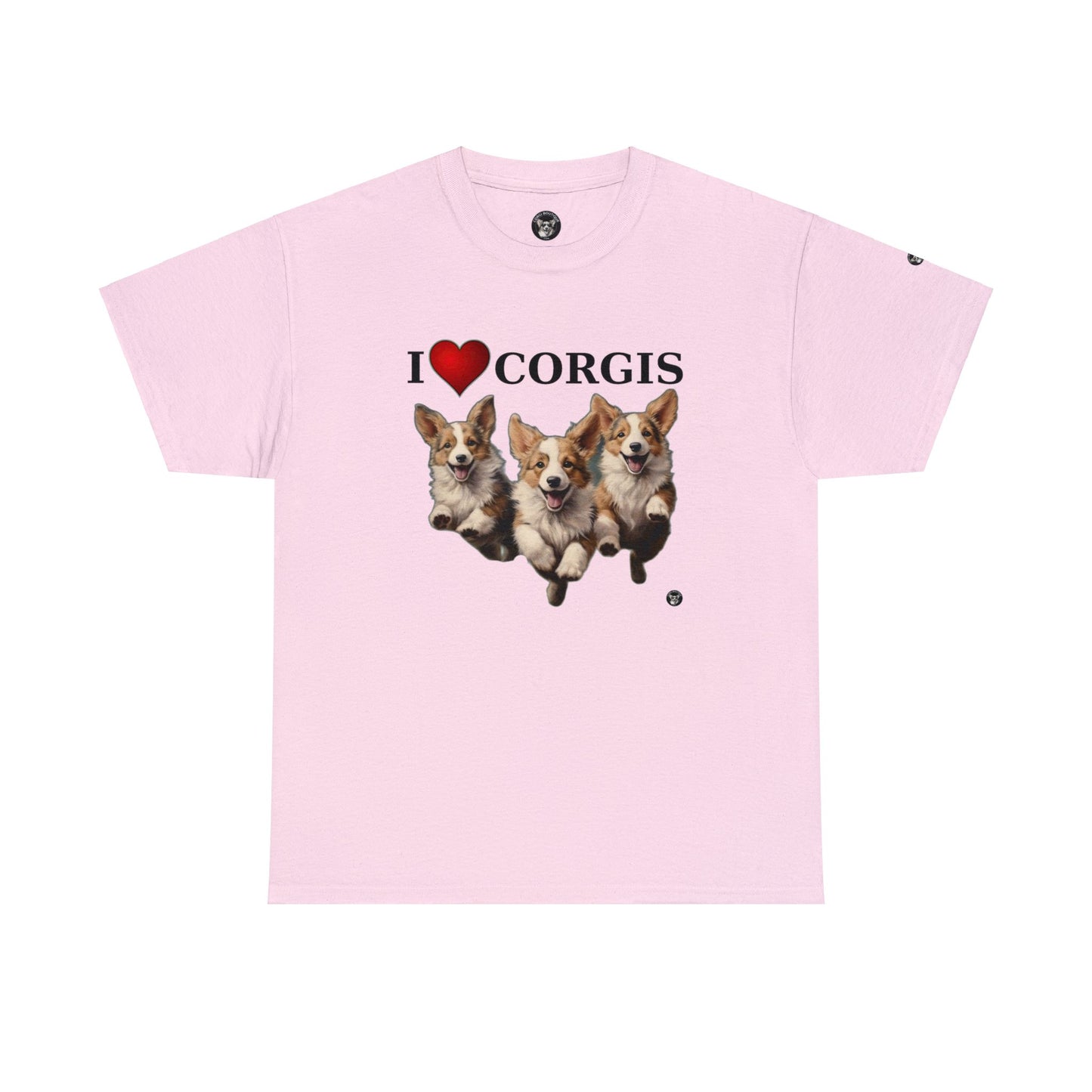 I Heart Corgis - Unisex Heavy Cotton Tee