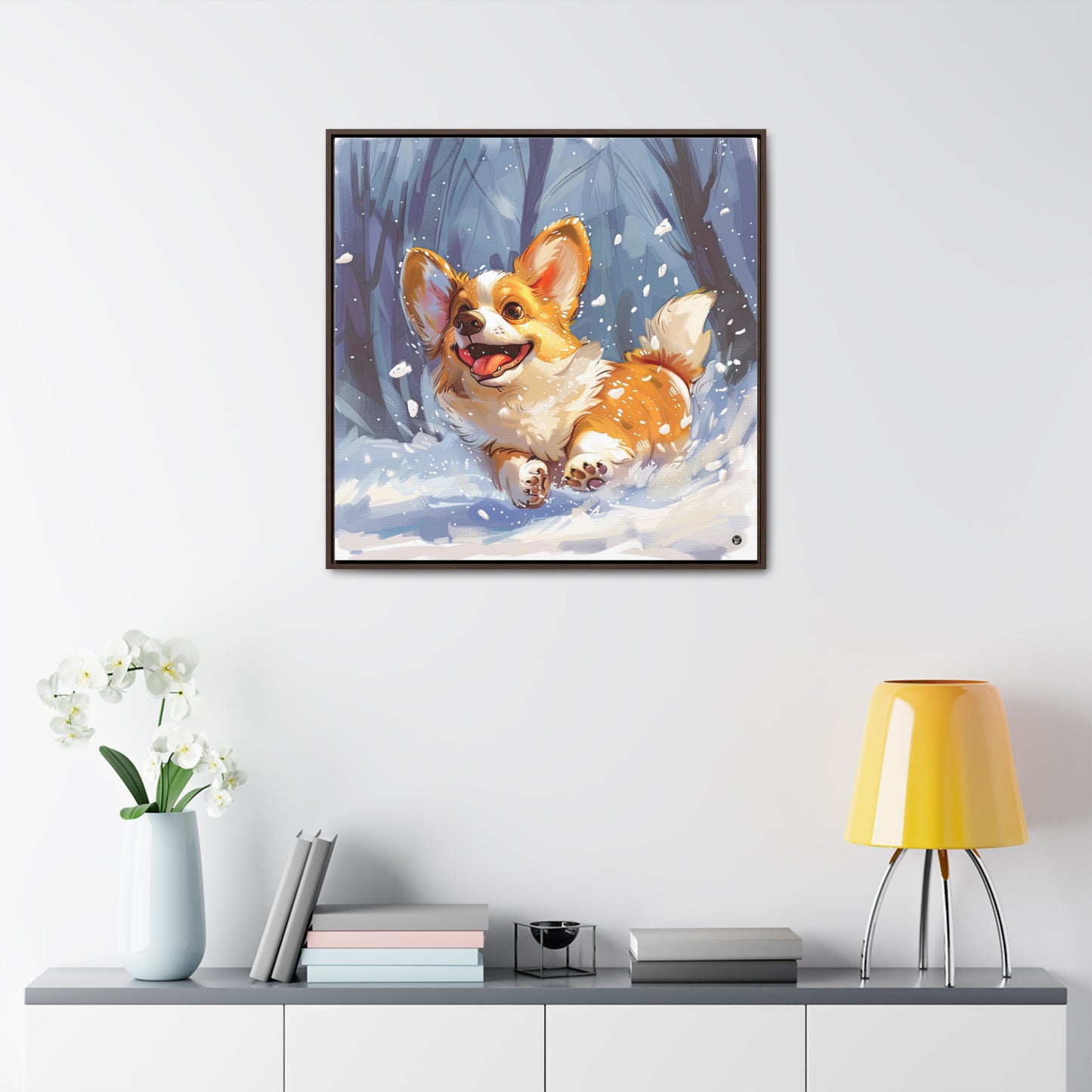 Winter Fun - Framed on Canvas