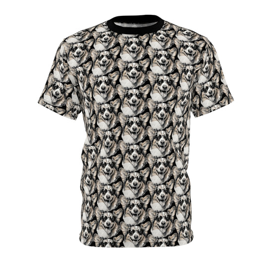 Corgi Cool Mosaic Bold Tee