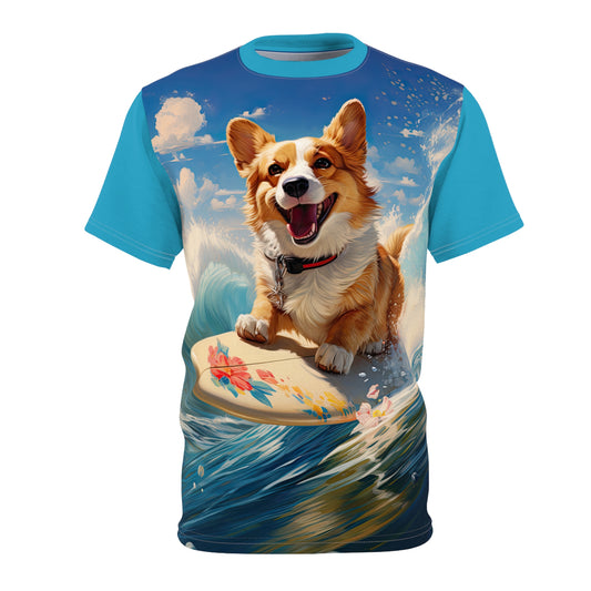 Cowabunga Corgi Bold Tee