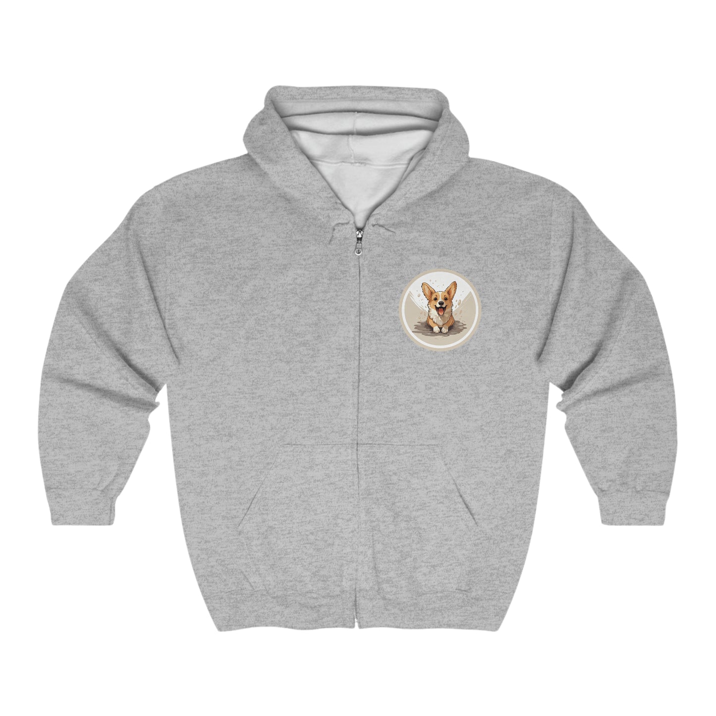 Corgi Cuteness - Zip Hoodie
