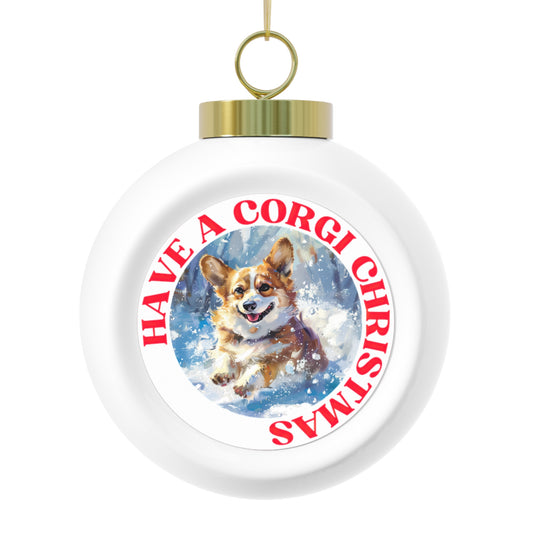 Corgi Christmas - Christmas Tree Ball