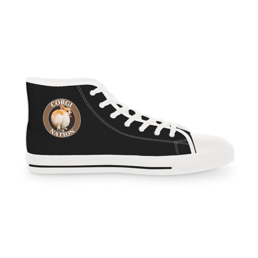 Corgi Nation - Men's High Top Sneakers