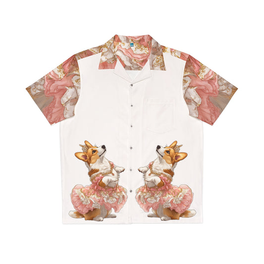 Princess Corgi Hawaiian Shirt